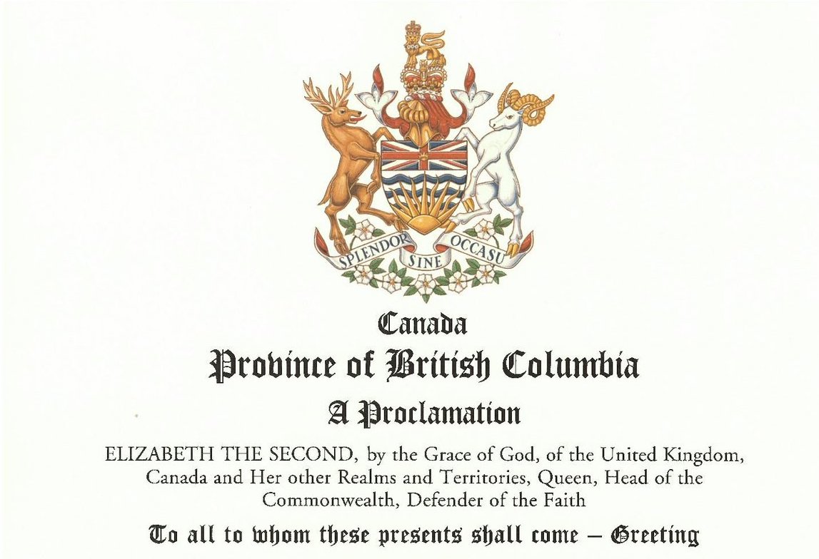 BC Government proclaims October 2017 as Occupational Therapy Month