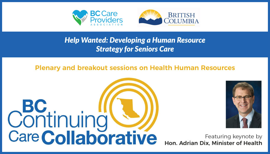 Announcing speakers for the 2nd Annual BC Continuing Care Collaborative