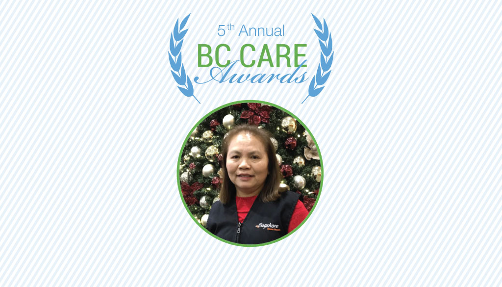 BC Care Awards – Care Provider of the Year Nominee Leonida Orser
