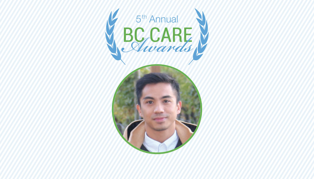 BC Care Awards – Care Provider of the Year Nominee Rey Balajo