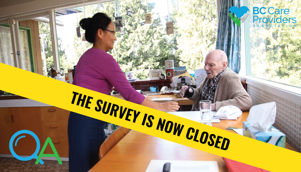 Quality assurance in home support survey now closed!