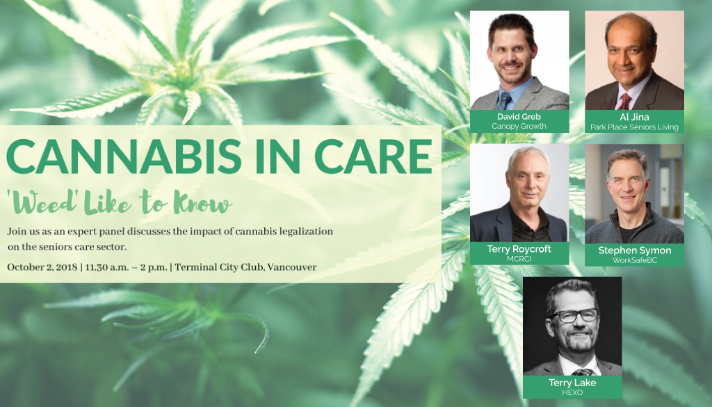 Panelists announced for #CaretoChat on cannabis in seniors care
