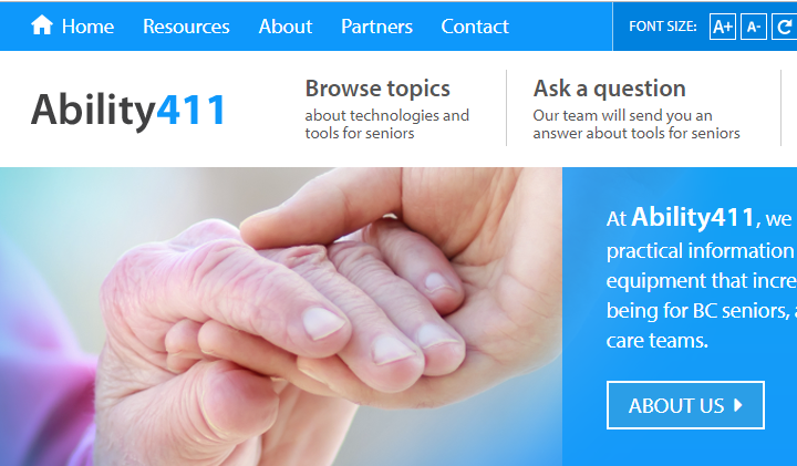 Ability411 helps seniors find technologies, tools and equipment