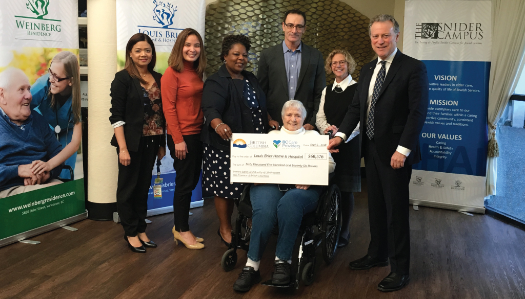 Louis Brier Home & Hospital receives provincial funding for new equipment