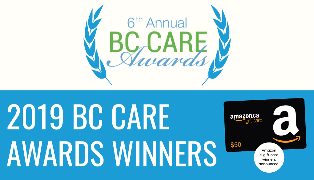 2019 BC Care Awards: Amazon e-gift card winners announced