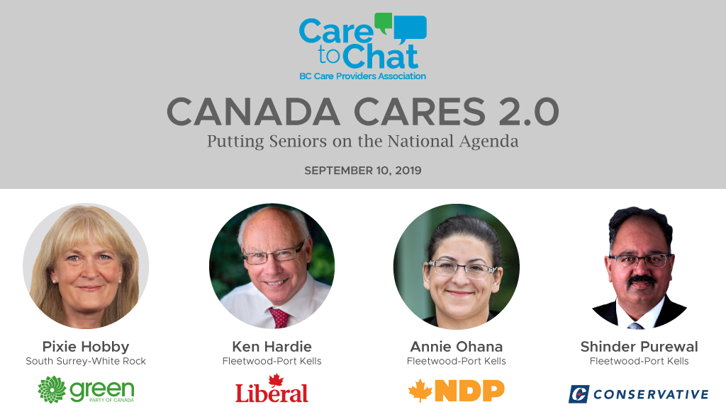 Candidates confirmed for Care to Chat debate on seniors’ issues