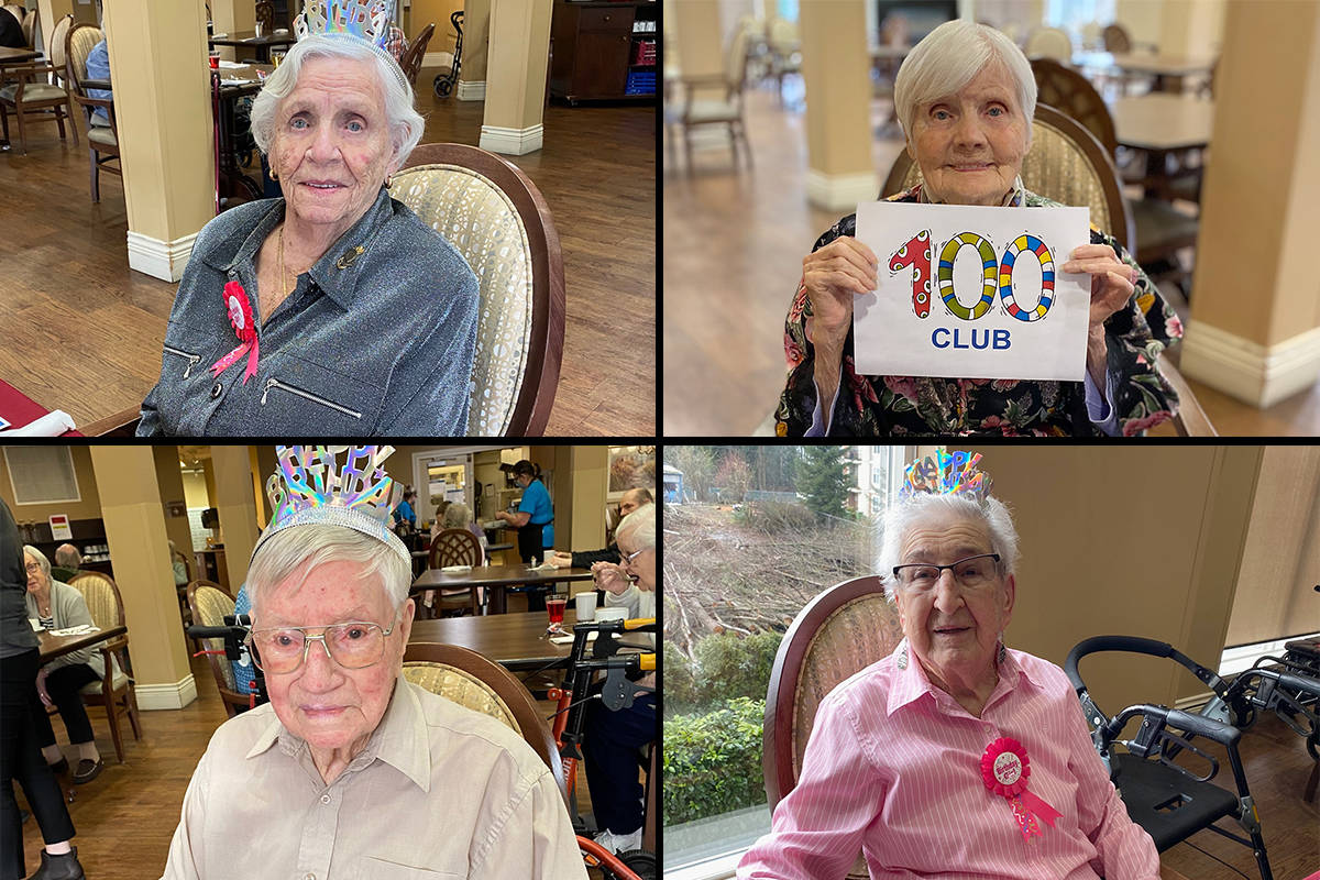 Mission’s Carrington House Celebrates Four Centenarian Birthdays