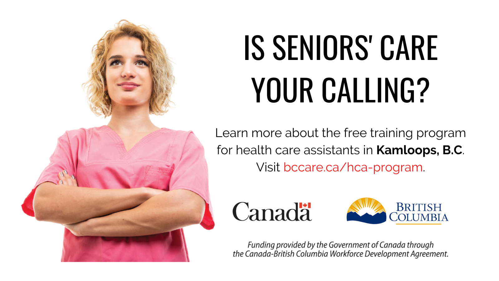 Attention Kamloops: applications open for funded health care aide training  program