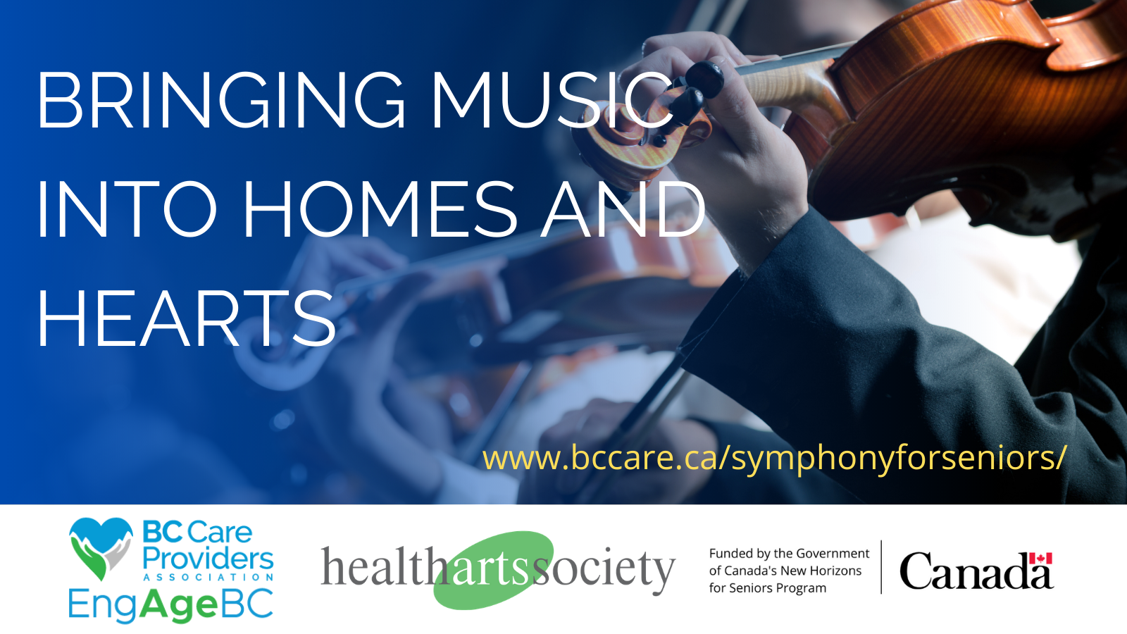 Announcing Symphony for Seniors — bringing music into homes and hearts