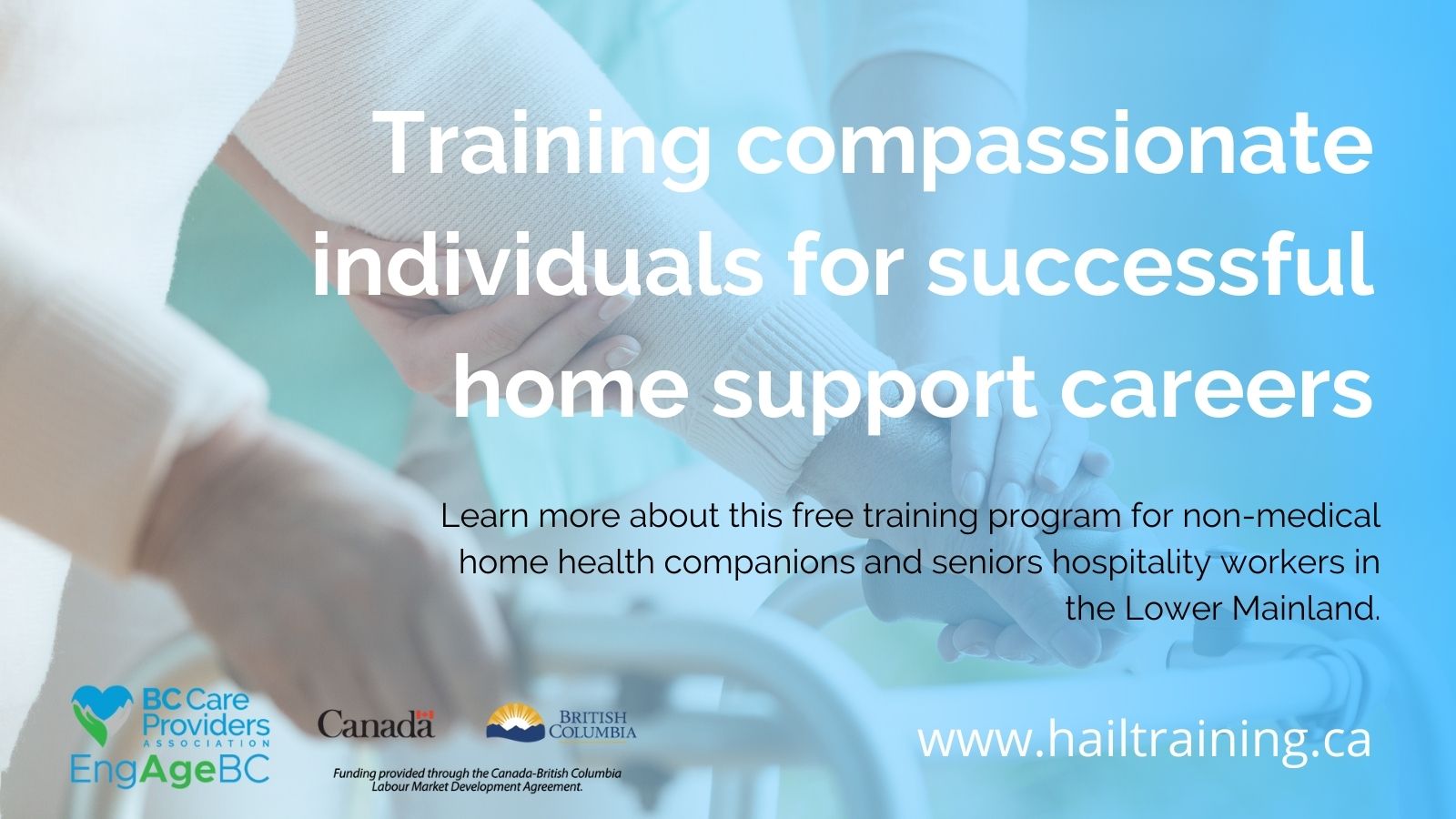 HaIL Training Program is recruiting for the Lower Mainland