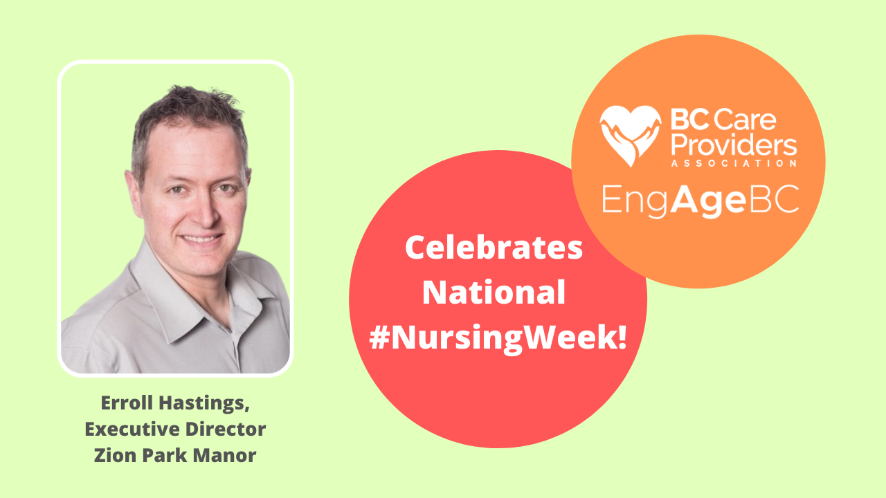 Celebrating National #NursingWeek: Erroll Hastings on his path to long-term care