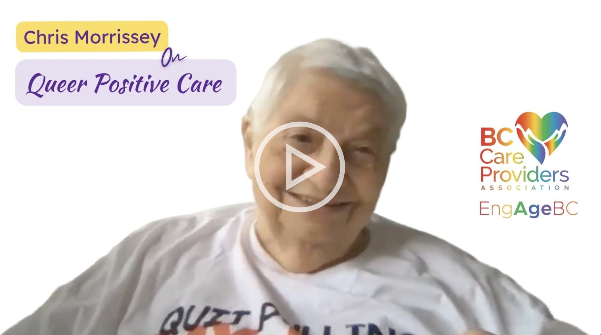 Chris Morrissey #PrideMonth interview: Creating queer positive care for seniors