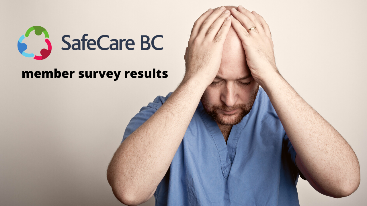 SafeCare BC survey reveals mental health of care workers a top concern