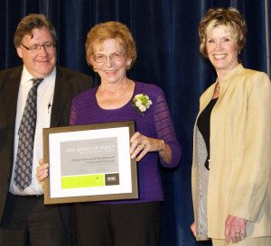 Accreditation Coordinator Louise Johnson, RN, received an Award of Merit at the province-wide Excellence in B.C. Health Care Awards.