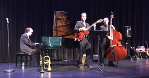 Jazz trio (left to right) Alan Matheson, Jon Roper and Russell Botten