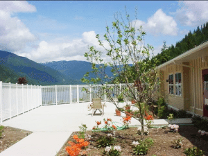 Park Place's Mountain Lake Seniors Community nestled in the city of Nelson, BC.