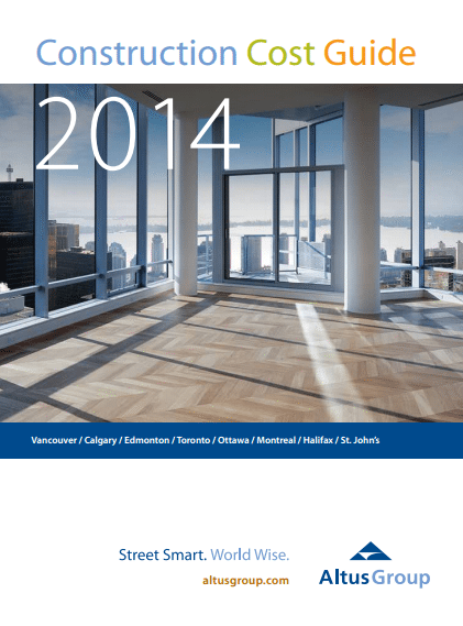 Altus Group releases its 2014 ‘Construction Cost Guide’