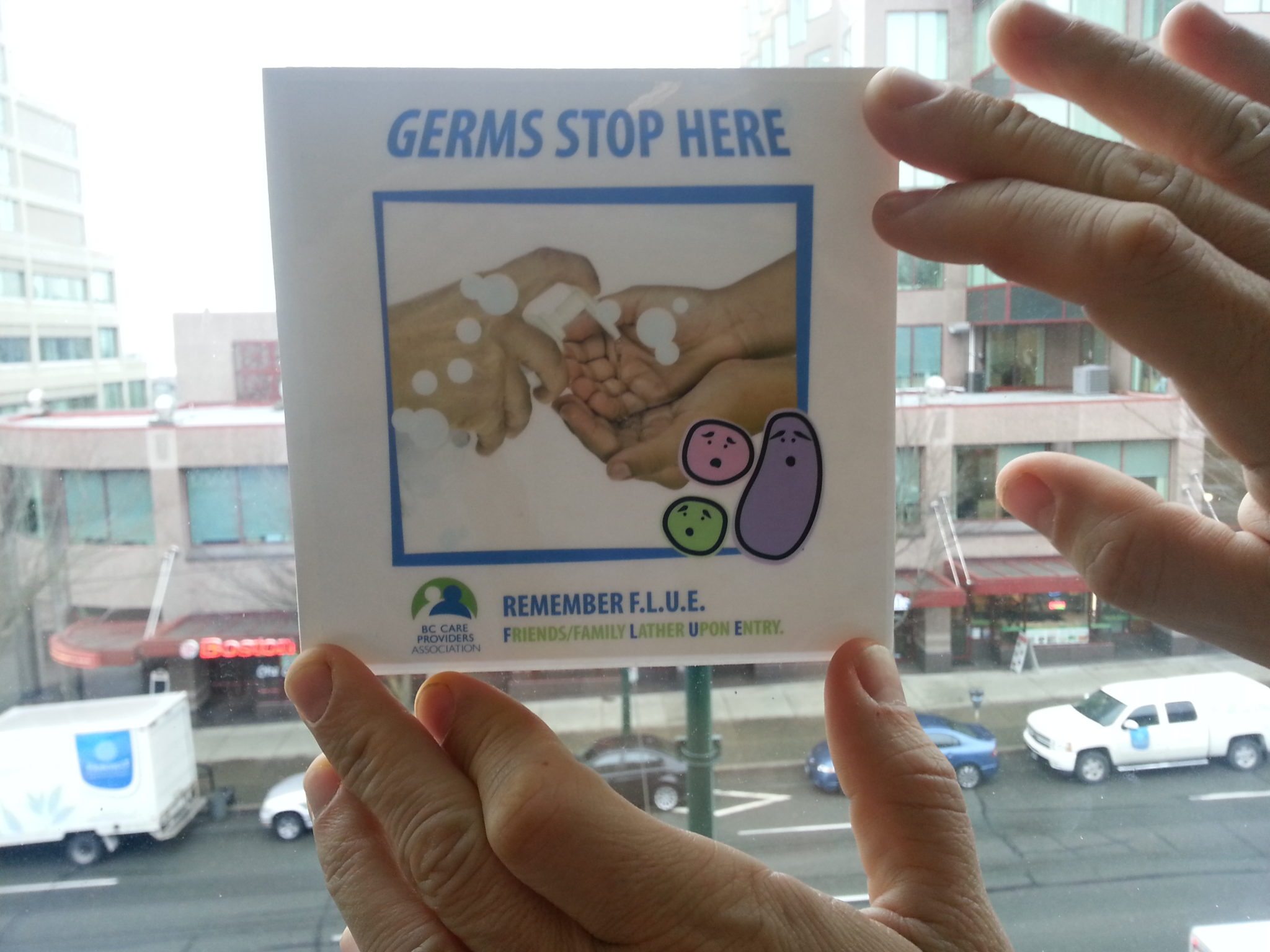 germs stop here